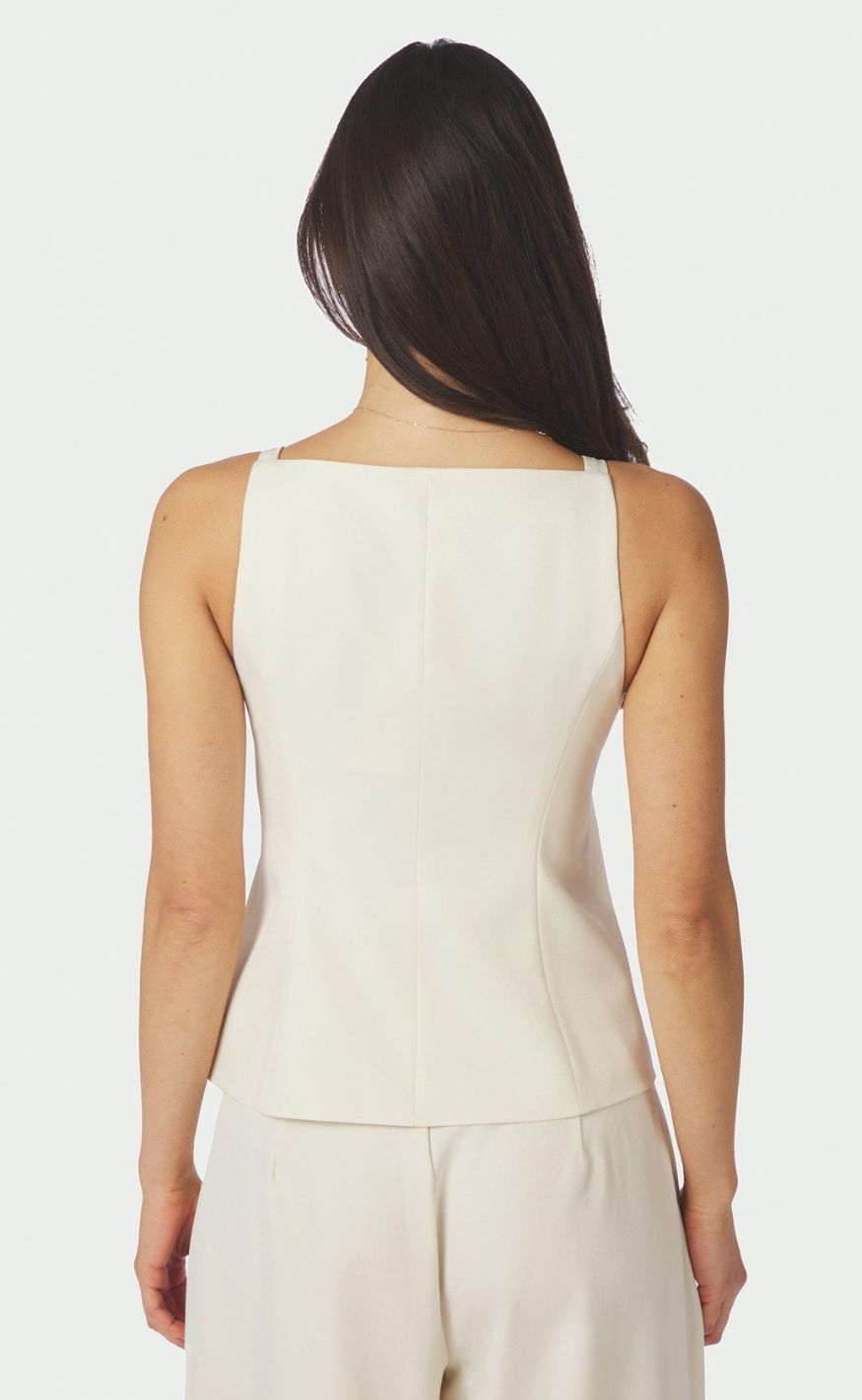 Neo Noir Vest - Kylie Structure - Off White