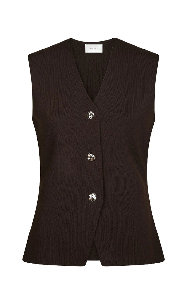 Neo Noir Vest - Sway Smooth - Dark Brown