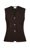Neo Noir Vest - Sway Smooth - Dark Brown