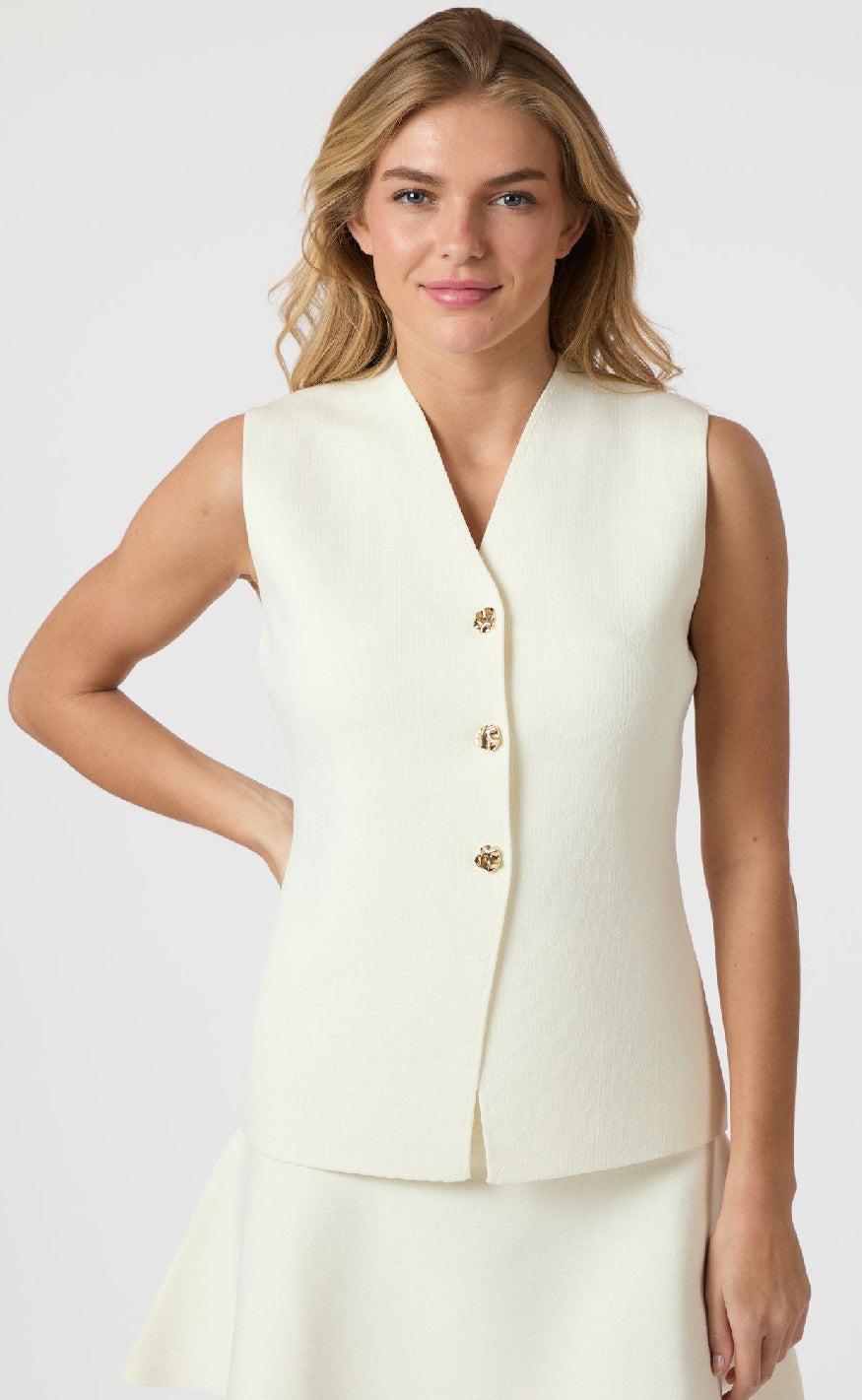 Neo Noir Vest - Sway Smooth - Off White