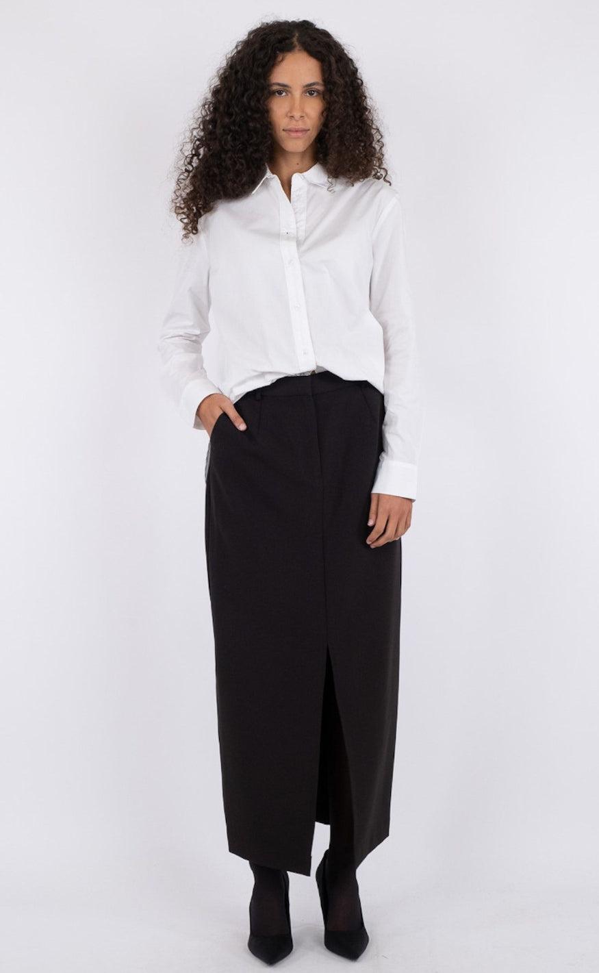 Neo Noir nederdel - Leland Skirt - Black