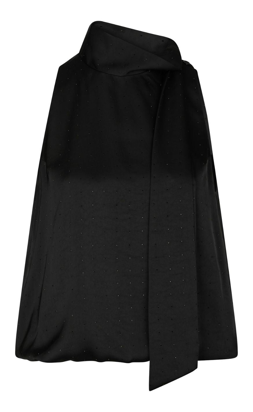 Neo Noir top - Veda Heavy Sateen Bedaz - Black