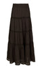 Neo Noir Nederdel - Felicia S Voile - Dark brown