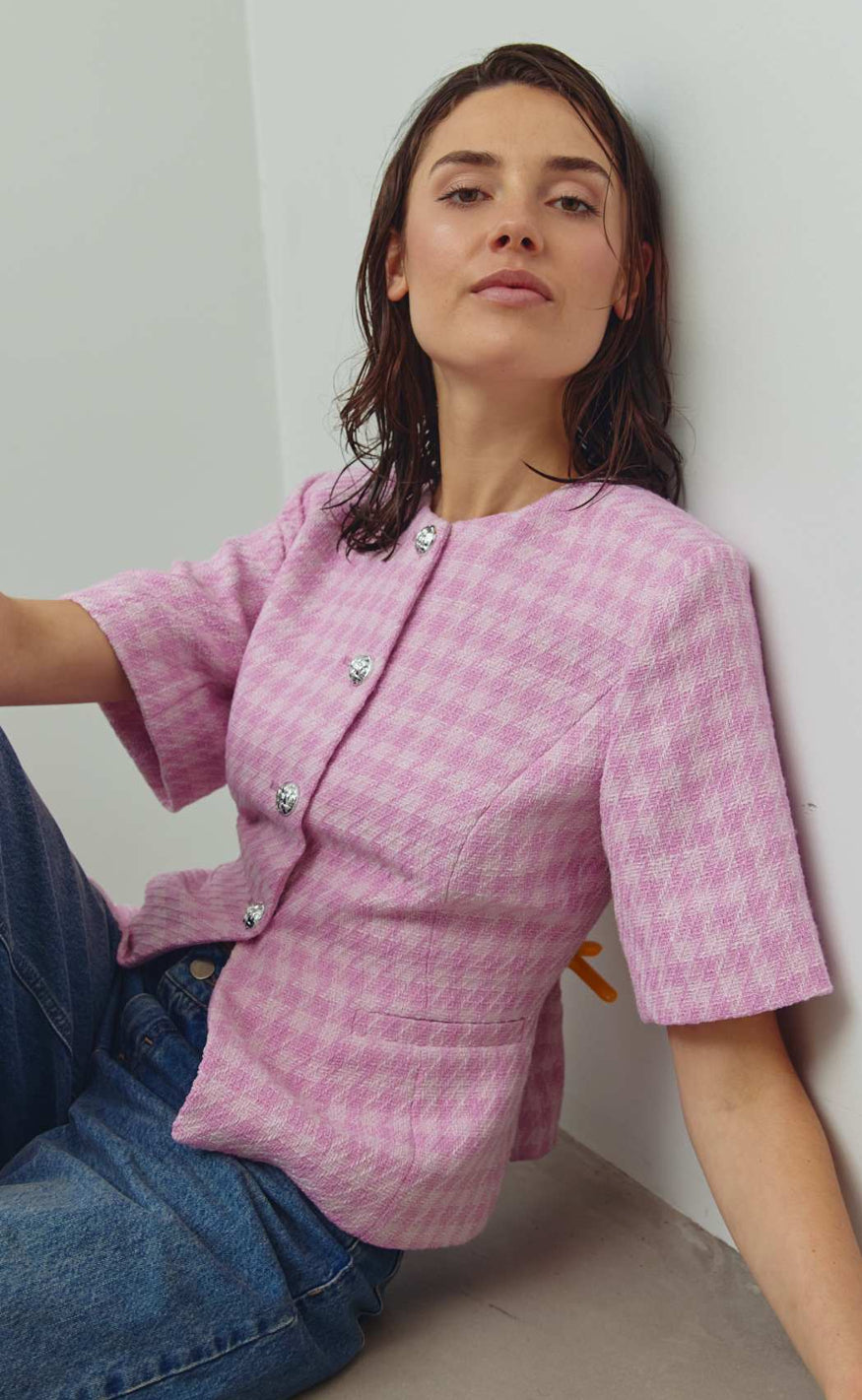 Noella Blazer - Kasundra - Baby Pink