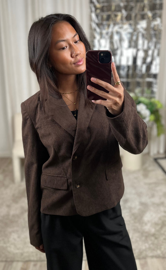 Noella Blazer - Laur - Chocolate