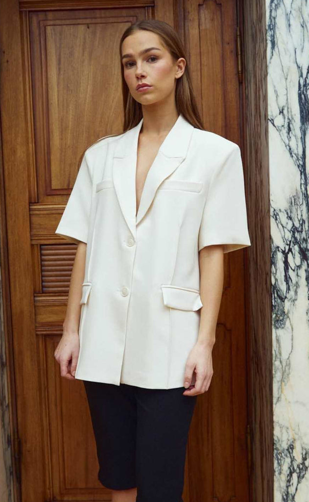 Noella Blazer - Leanne - White