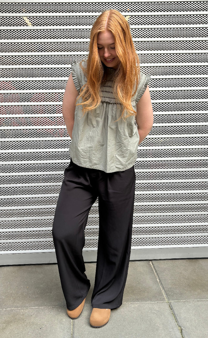 Noella Bluse - Kama - Sage Green