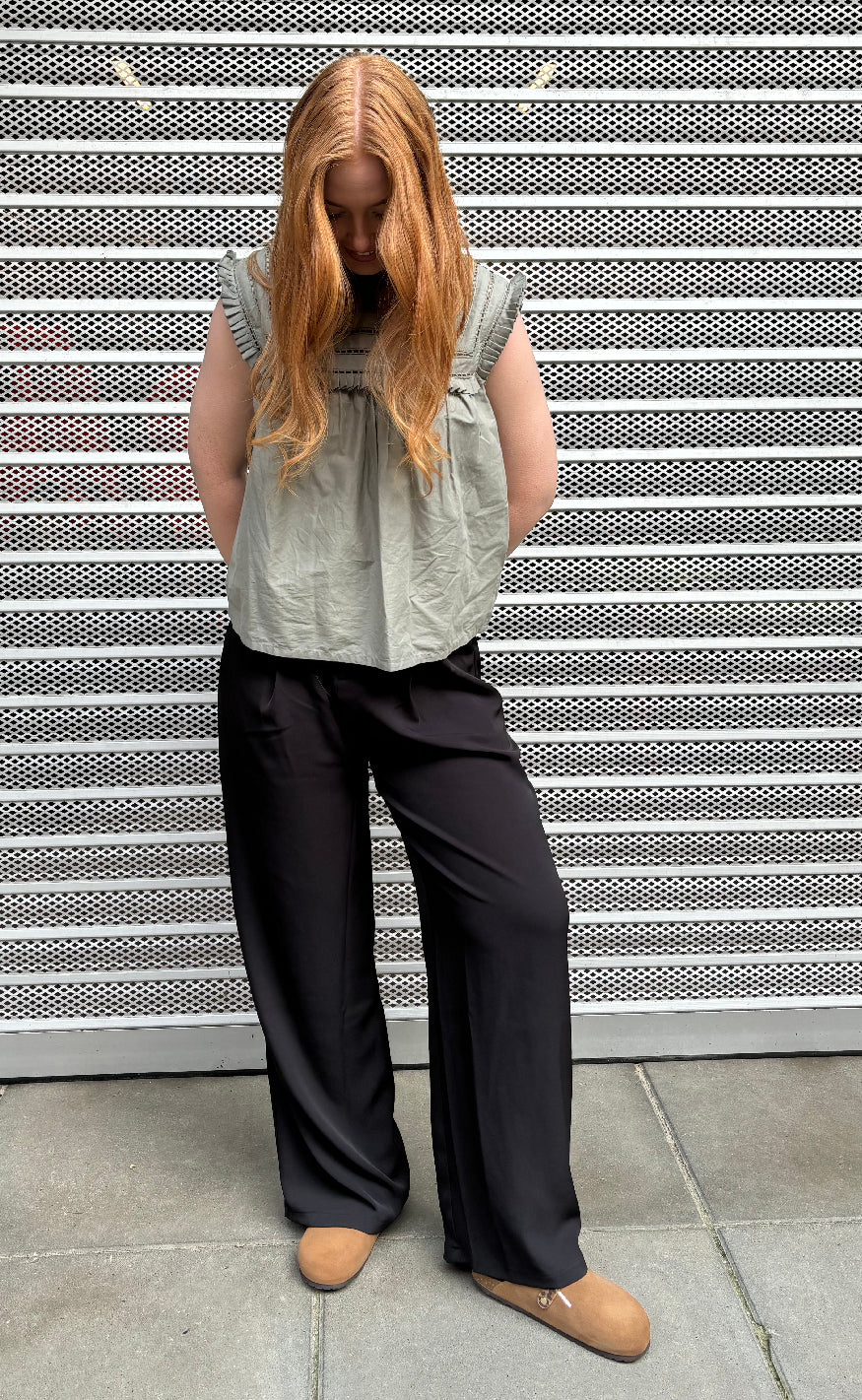 Noella Bluse - Kama - Sage Green