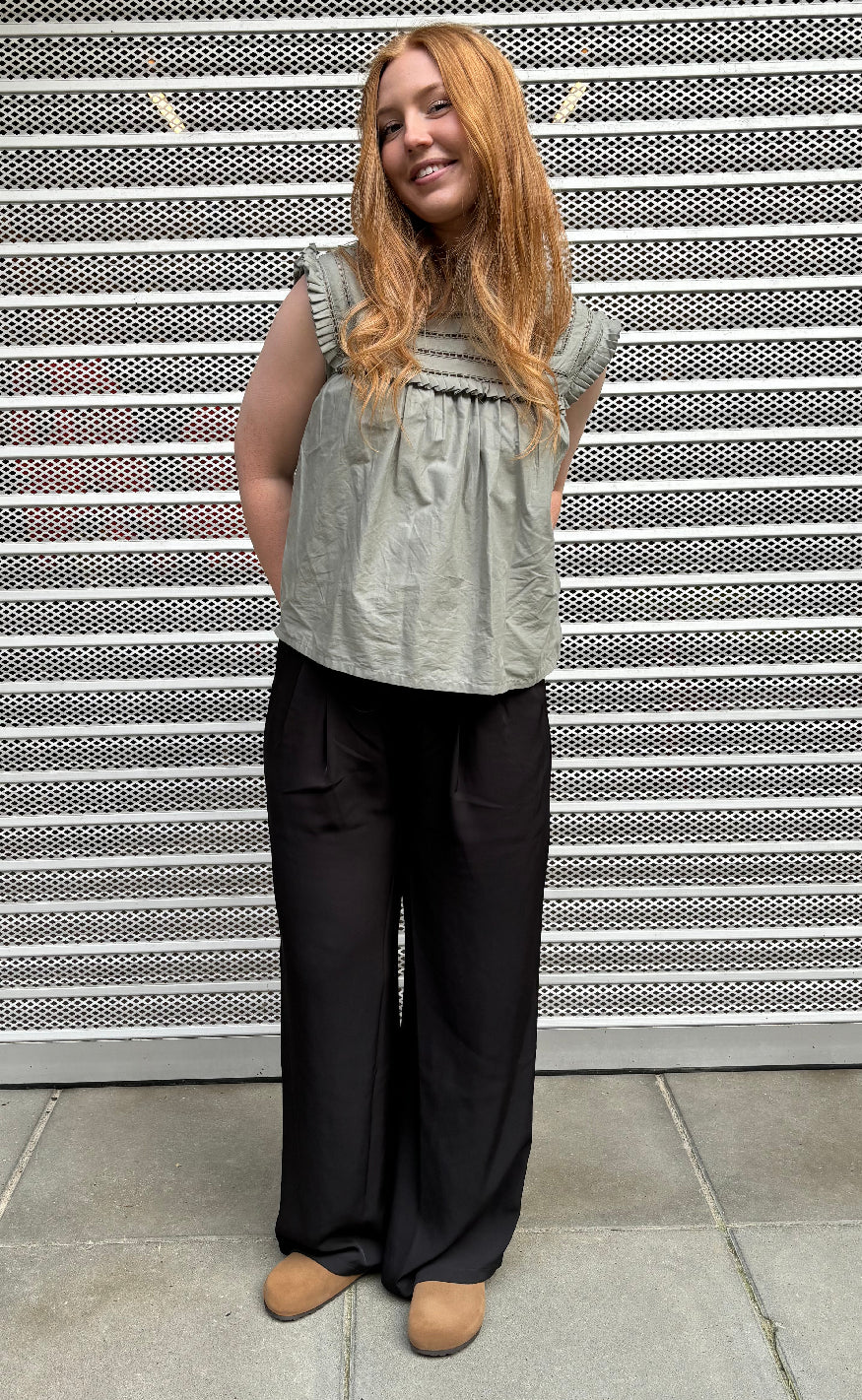 Noella Bluse - Kama - Sage Green