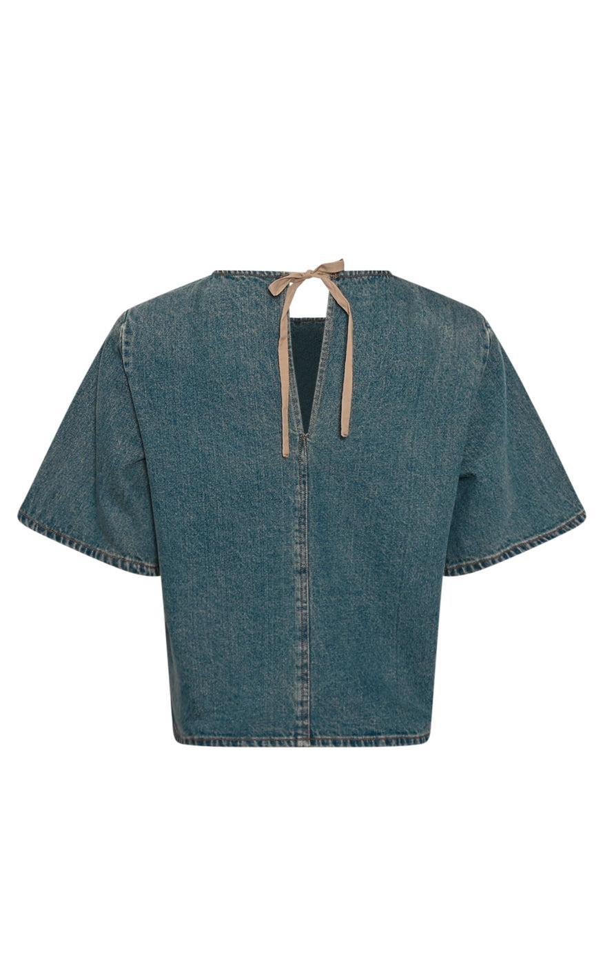 Noella Bluse - Kameko - Vintage Blue Wash