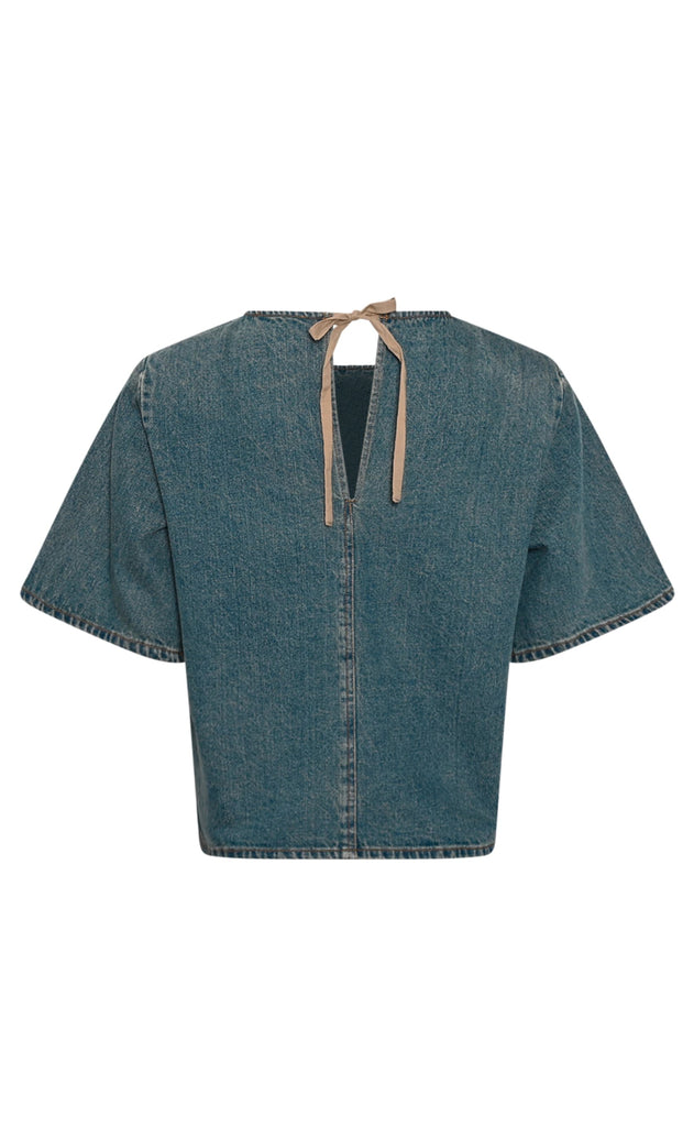 Noella Bluse - Kameko - Vintage Blue Wash