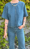 Noella Bluse - Kameko - Vintage Blue Wash