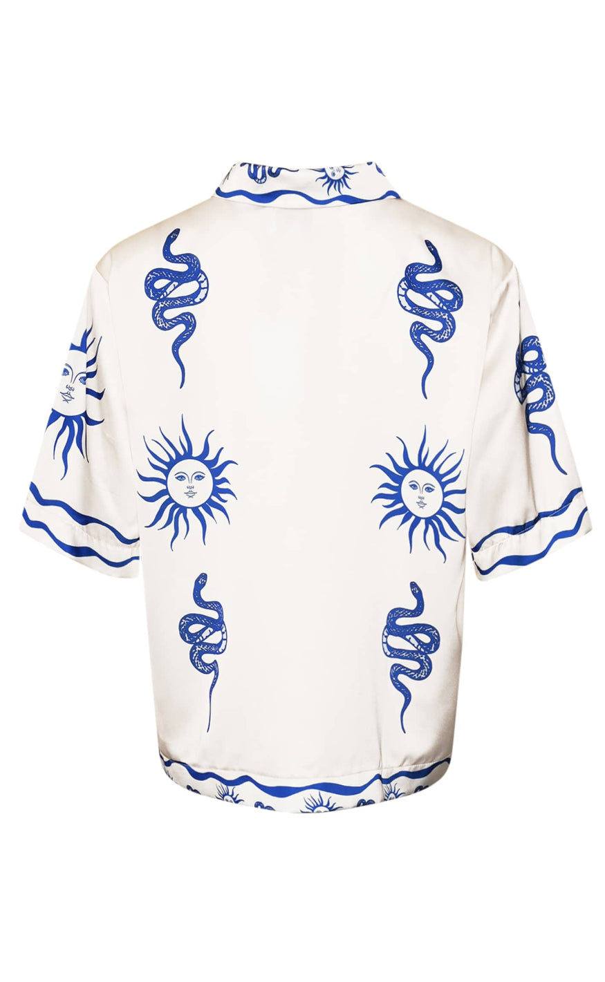 Noella Bluse - Kealy - Chana Blue Print