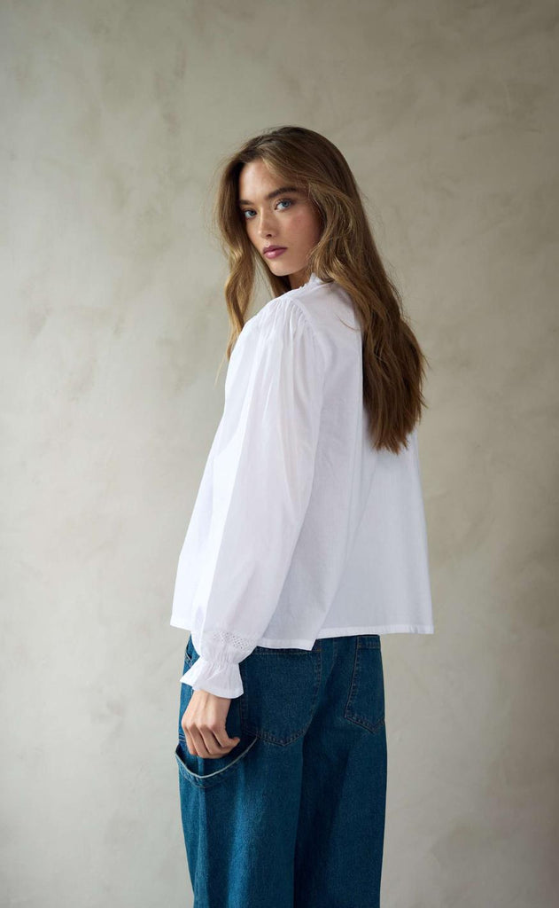 Noella Bluse - Kendira - White