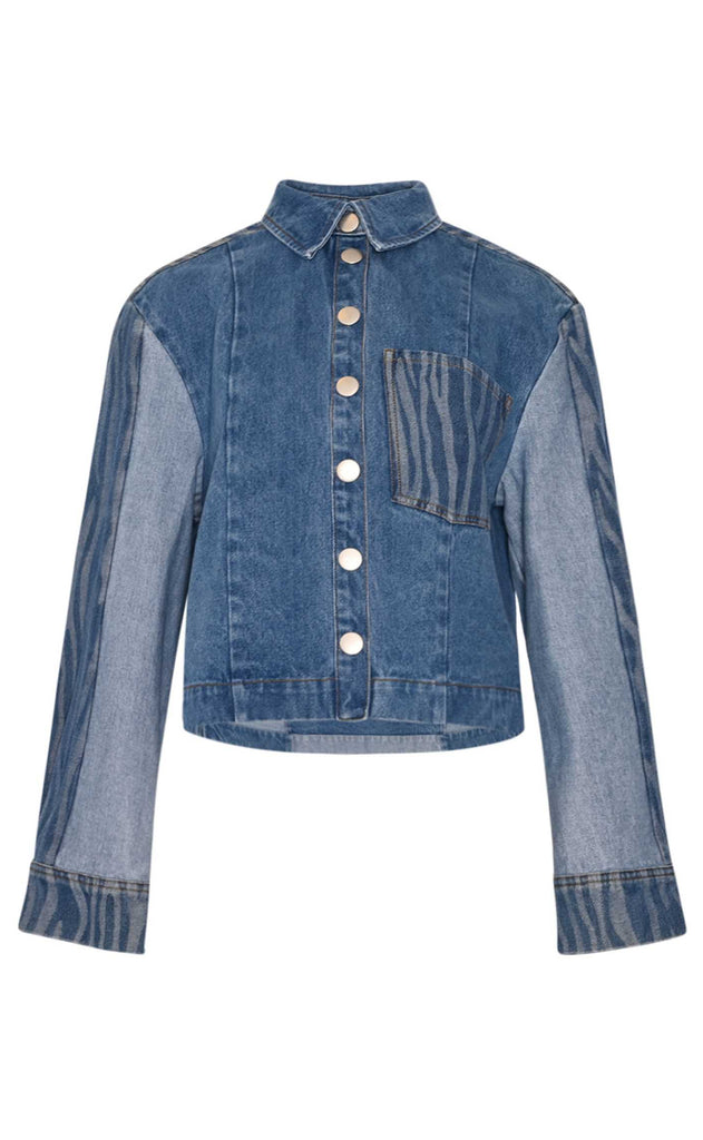 Noella Bluse - Kimbra - Patch Denim