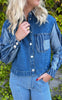 Noella Bluse - Kimbra - Patch Denim