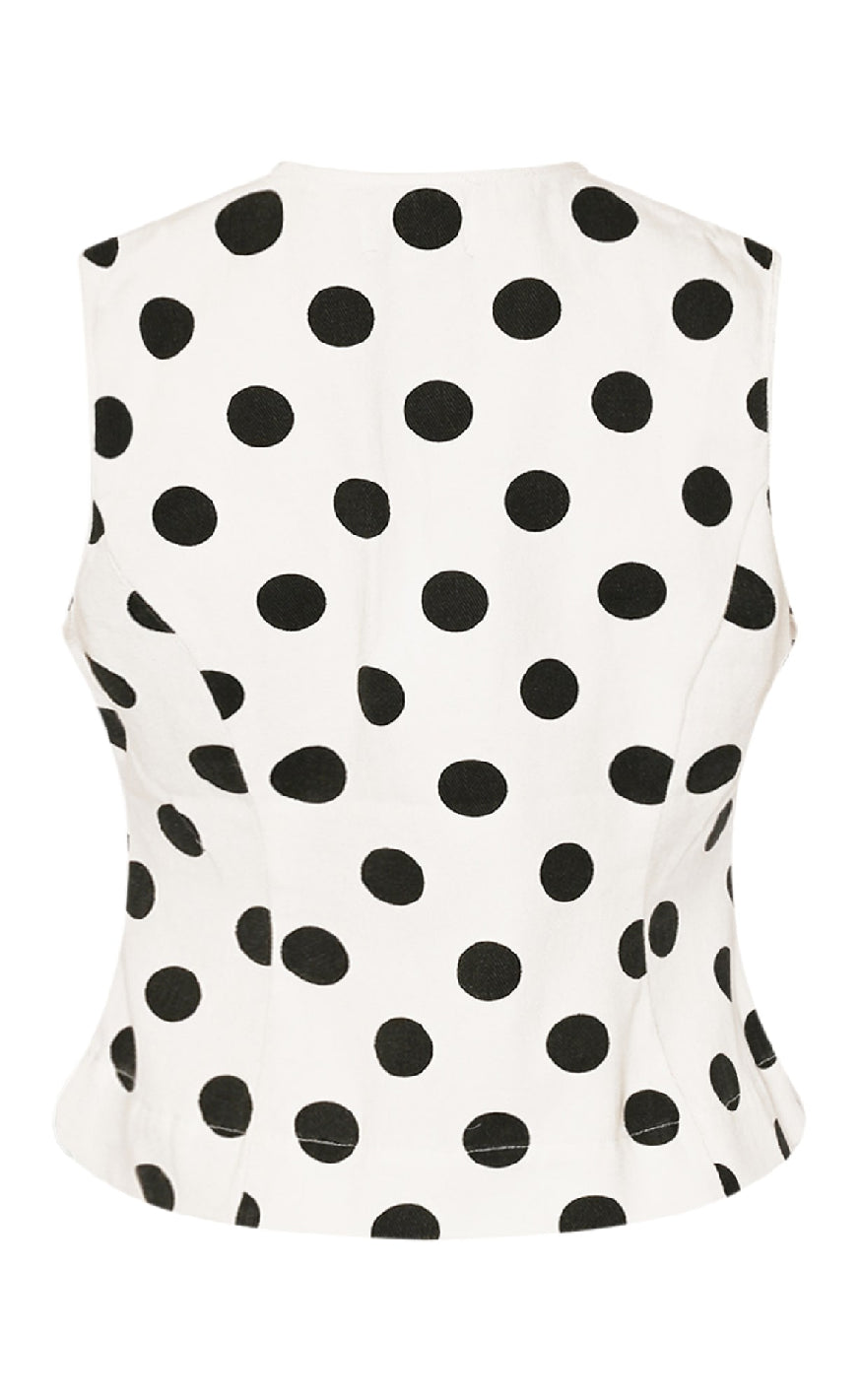 Noella Bluse - Leni - Carmella White Print