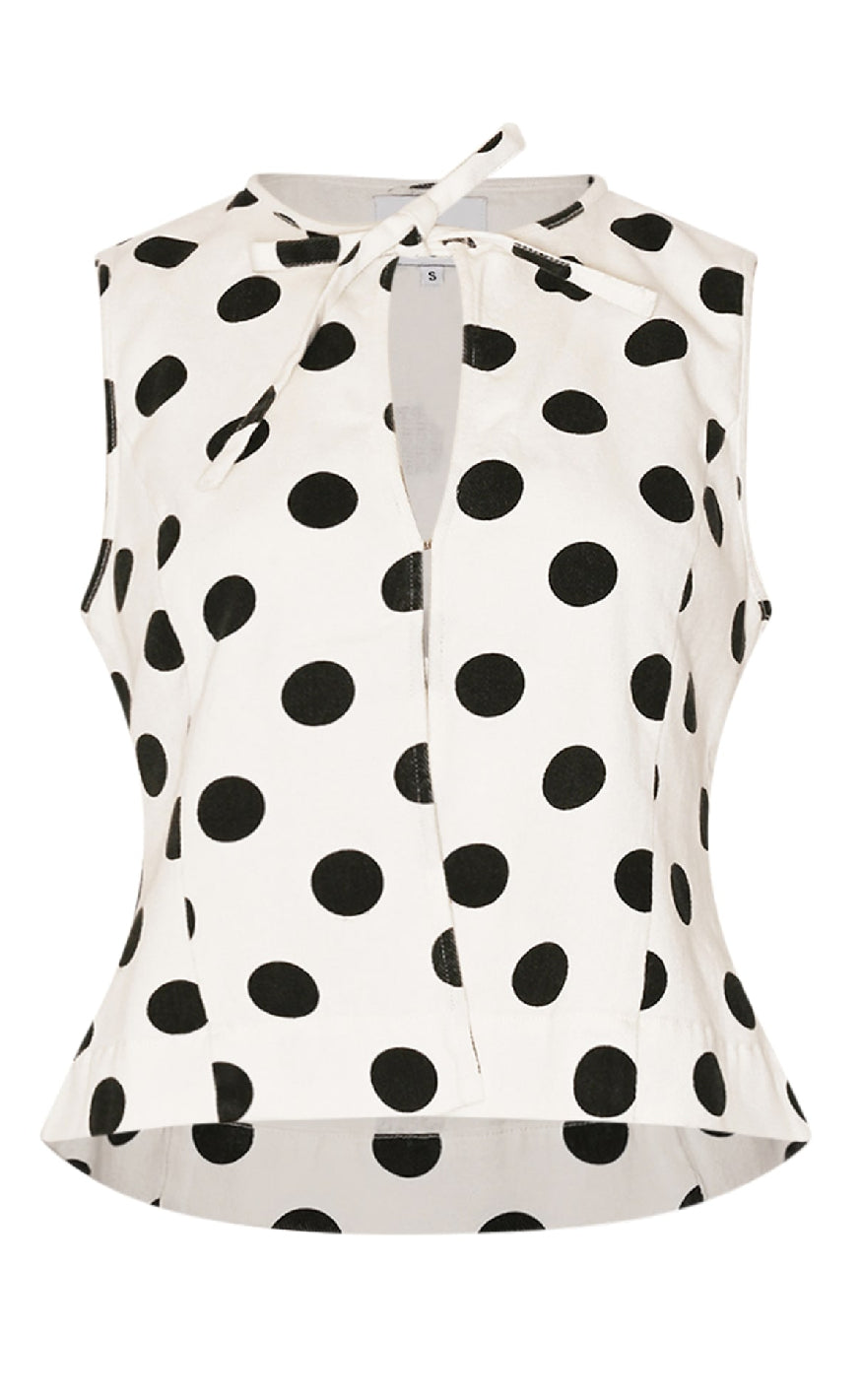 Noella Bluse - Leni - Carmella White Print