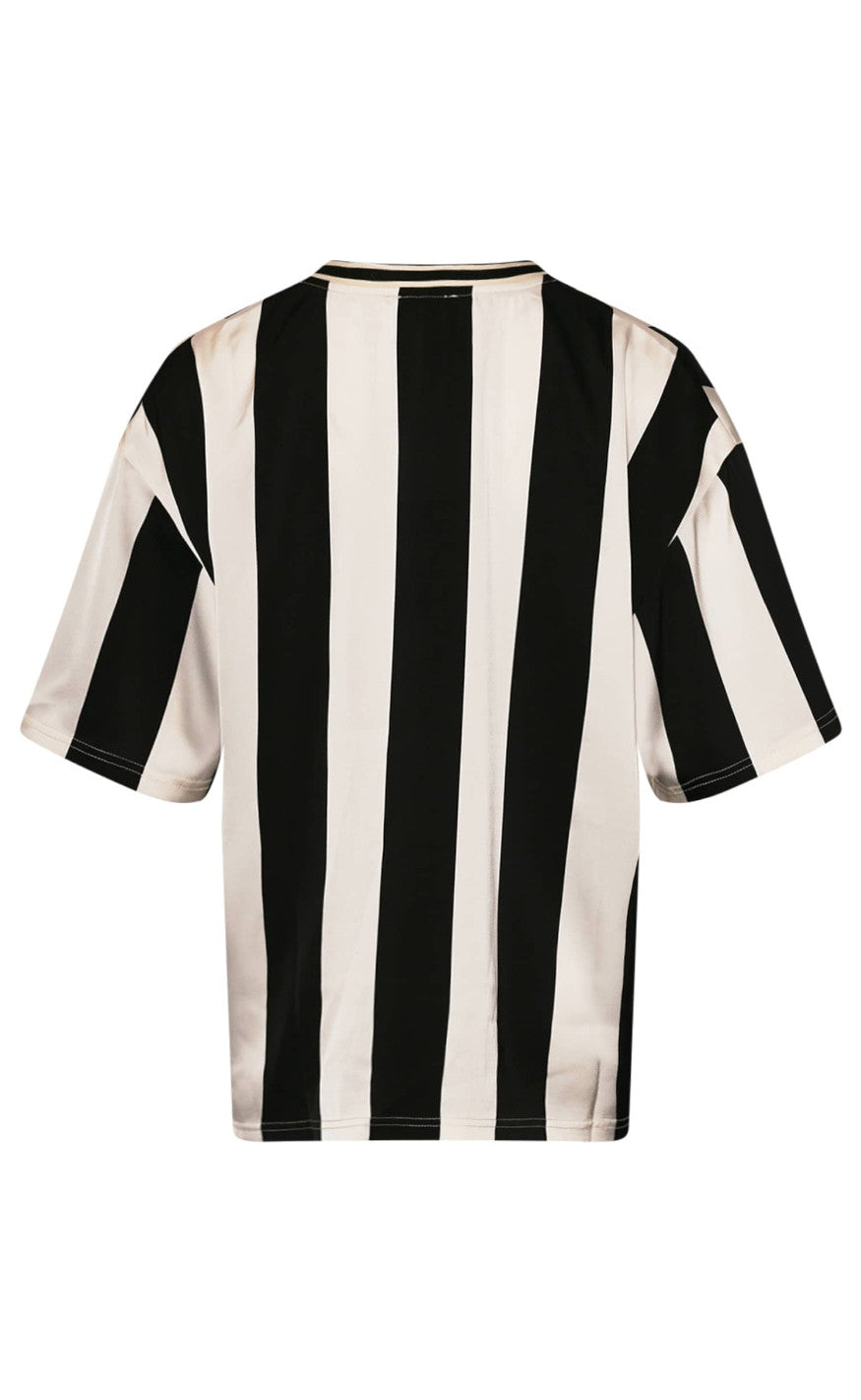 Noella Bluse - Lucena - Black Ivory Stripe