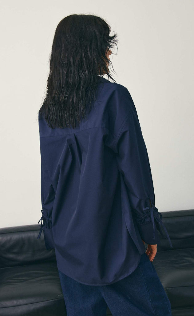 Noella Bluse - Luwana - Navy Blue