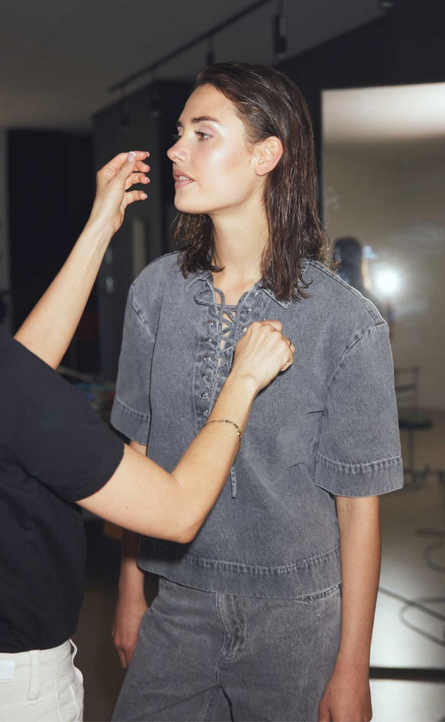 Noella Bluse - Marianna - Grey Wash