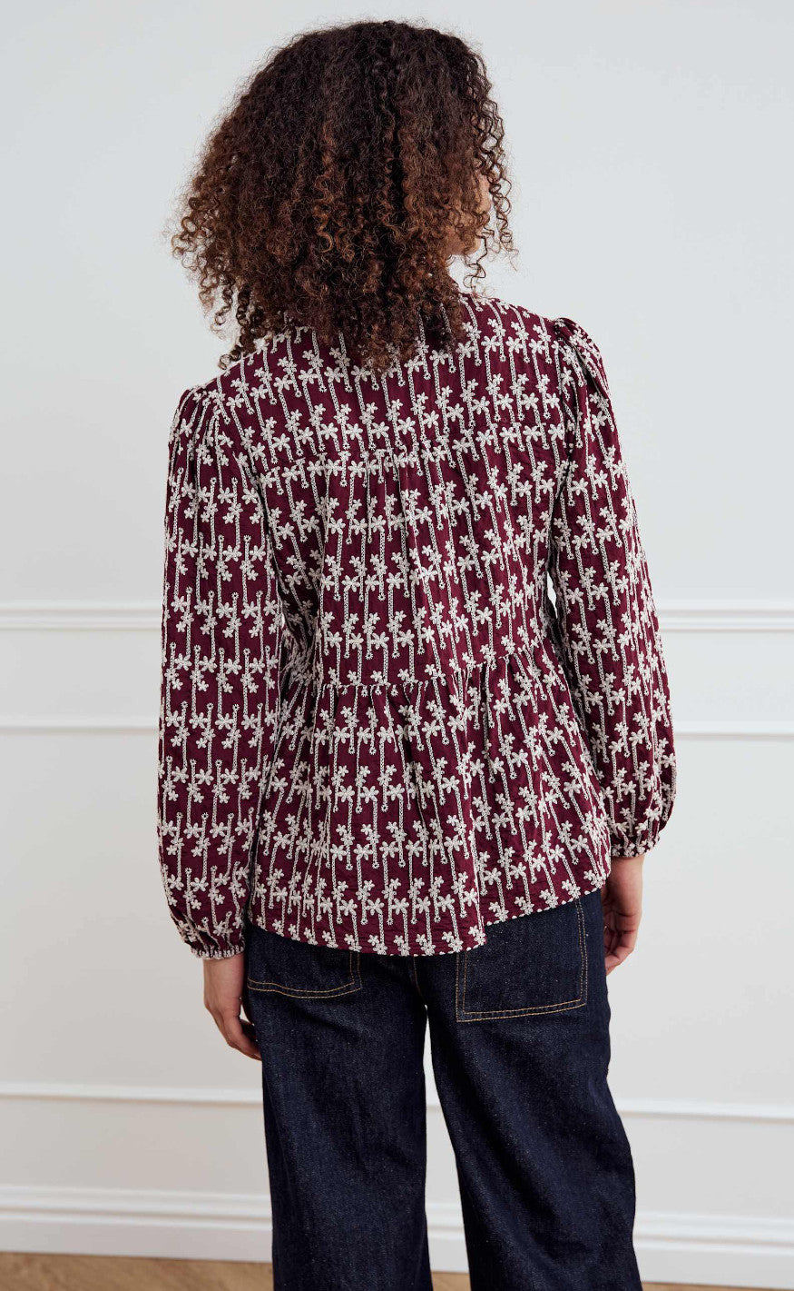 Noella Bluse - Matti - Dusty Mahogany