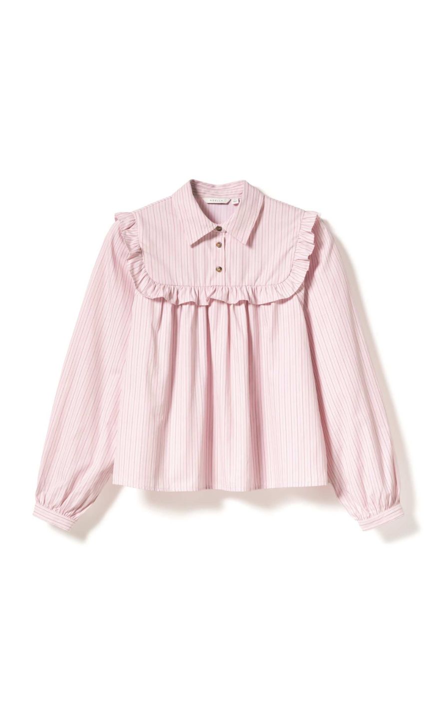 Noella Bluse - Mikayla - Donnie Blush Stripe