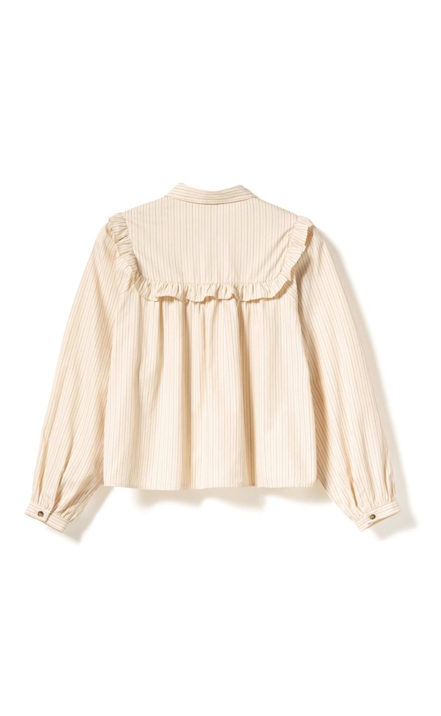 Noella Bluse - Mikayla - Donnie Cream Stripe