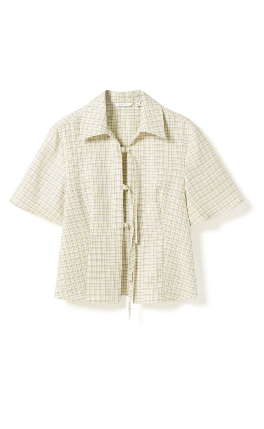 Noella Bluse - Miko - Denny Yellow Check
