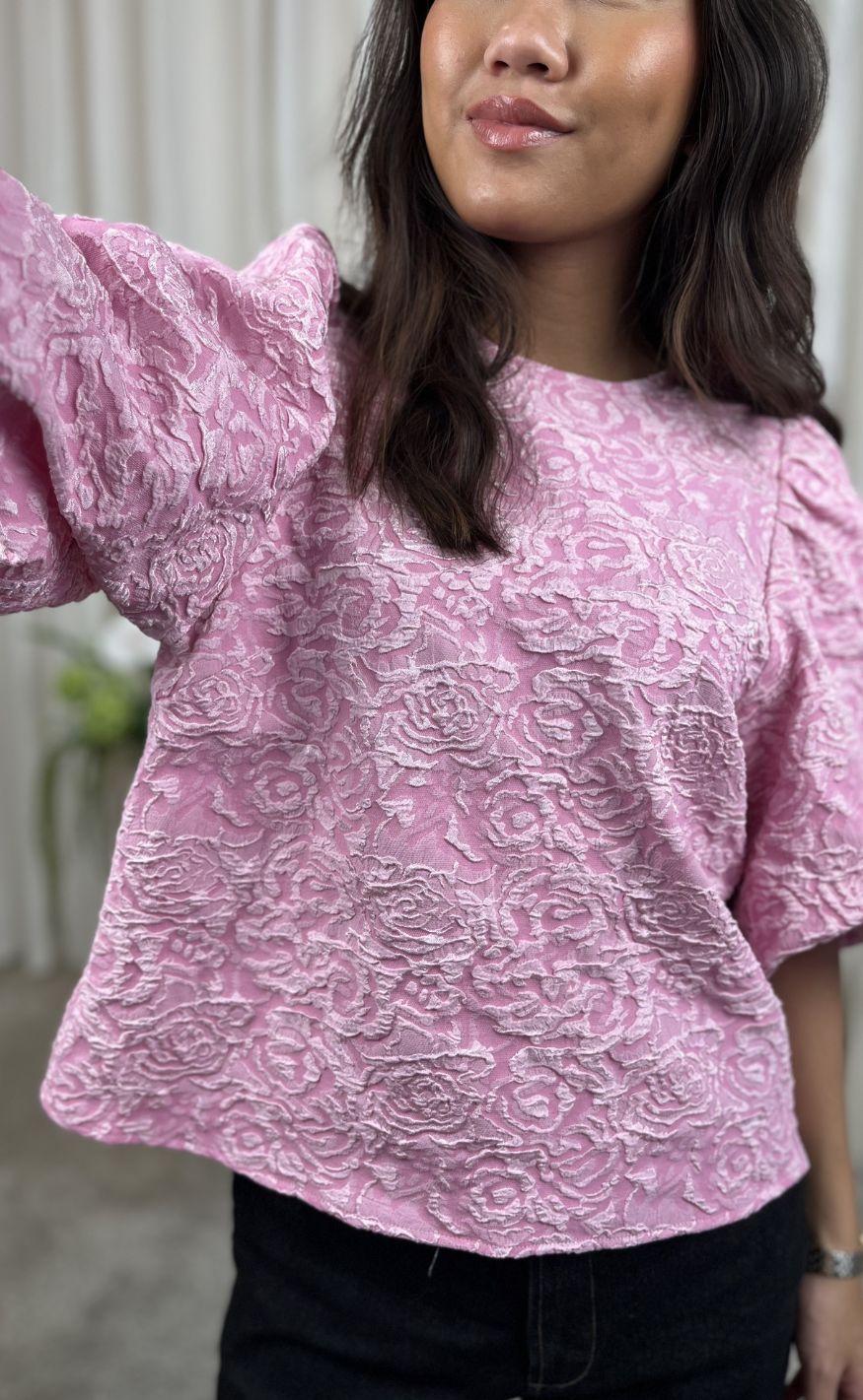 Noella Bluse - Shelly - Baby Pink