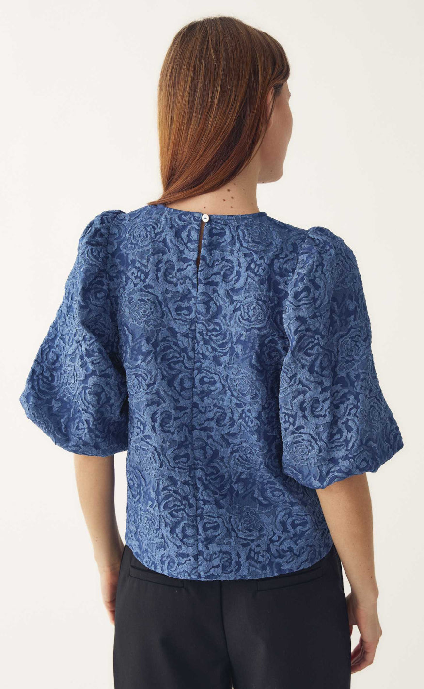 Noella Bluse - Shelly - Dusty Blue