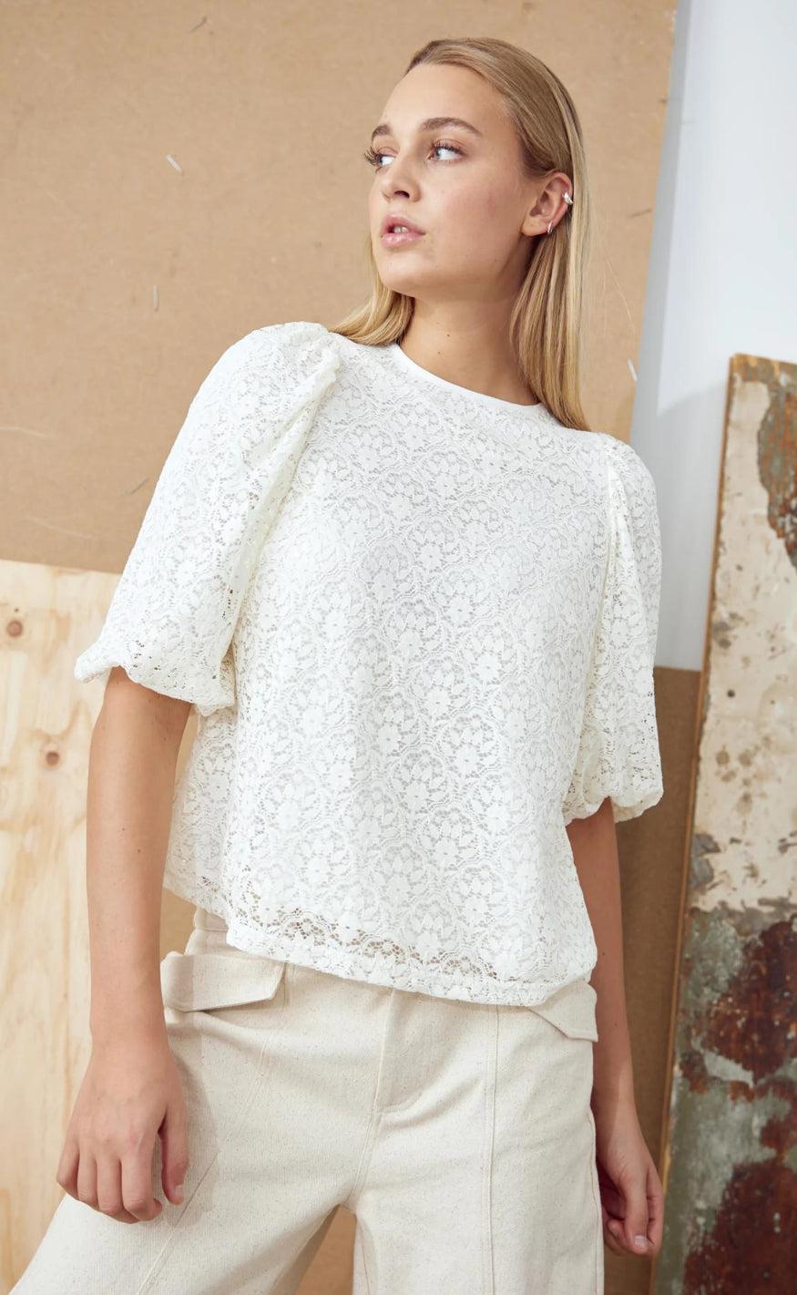 Noella Bluse - Shelly - Offwhite