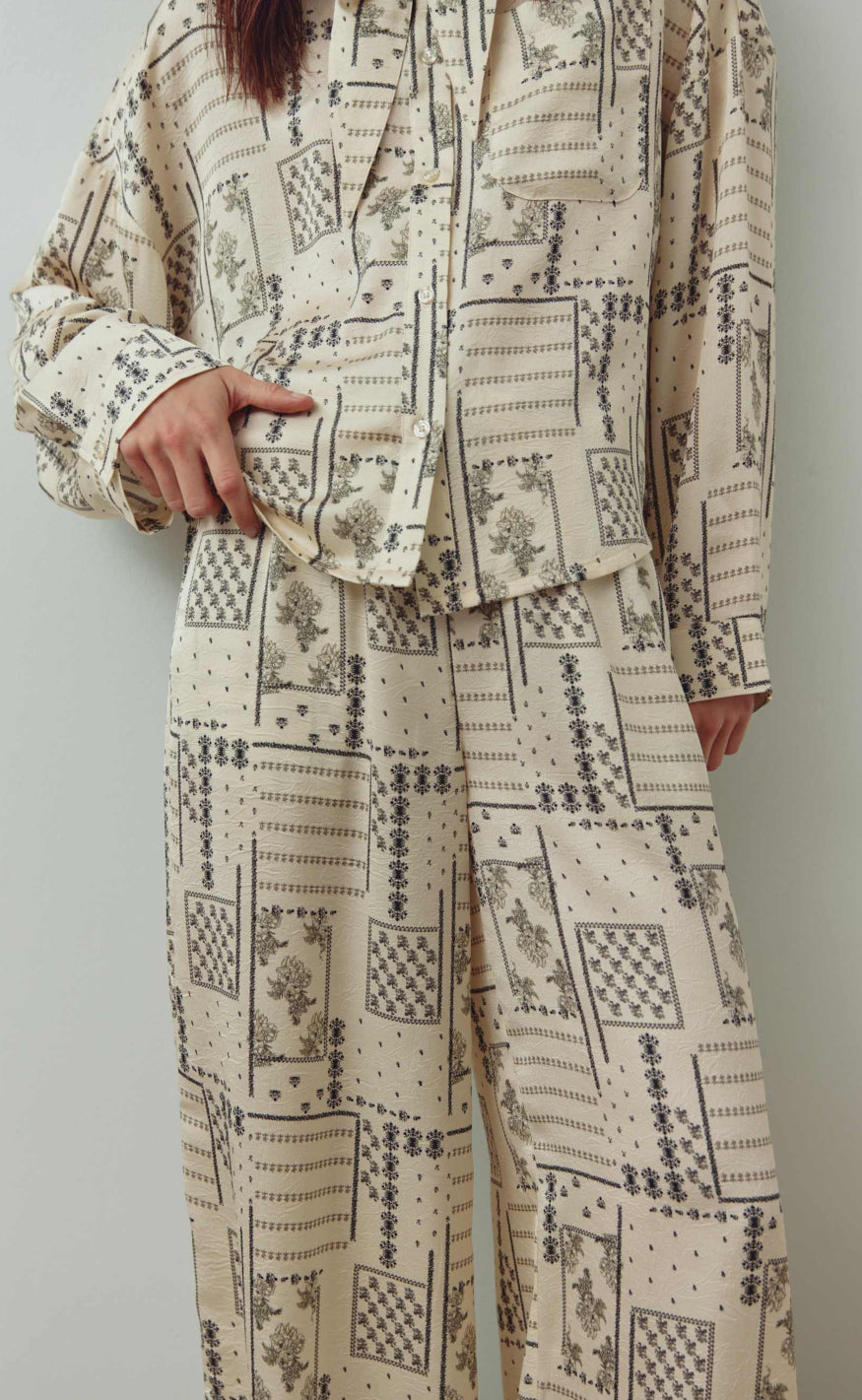 Noella Bukser - Kameron - Dolly Ivory Print