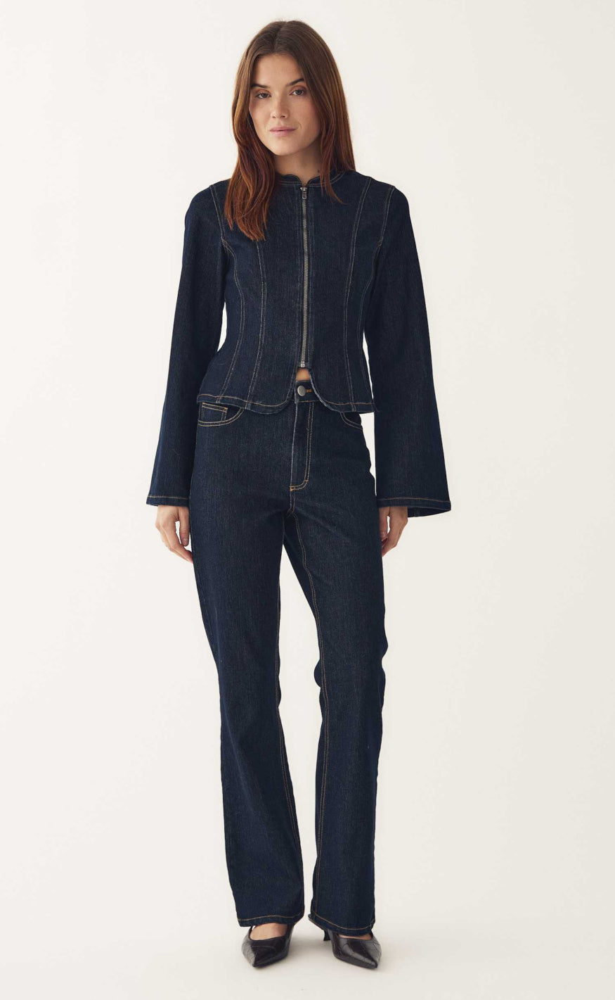 Noella Bukser - Lavella - Blue Unwashed