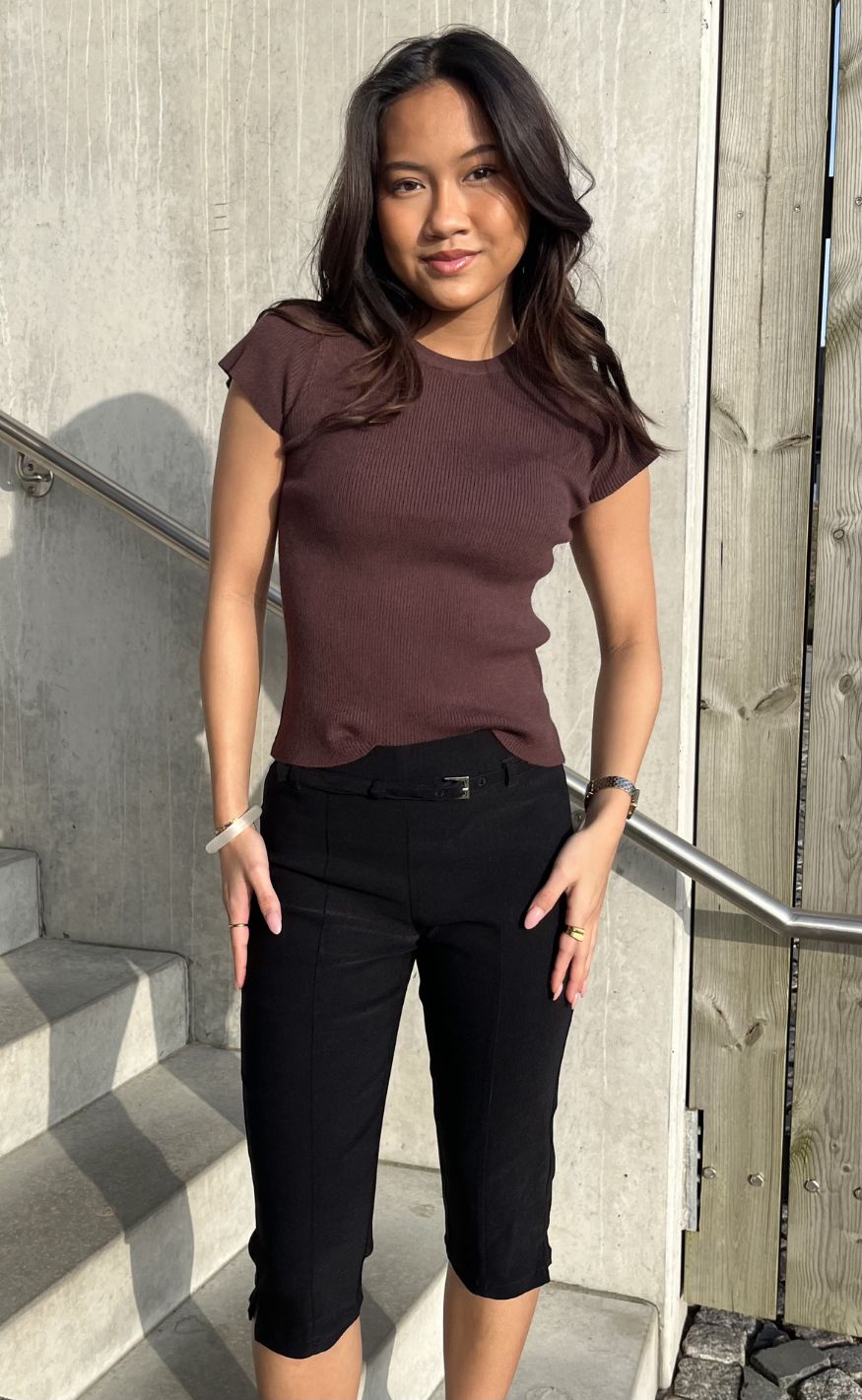 Noella Bukser - Linza Capris - Black