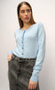 Noella Cardigan - Ayla - Light Blue Melange