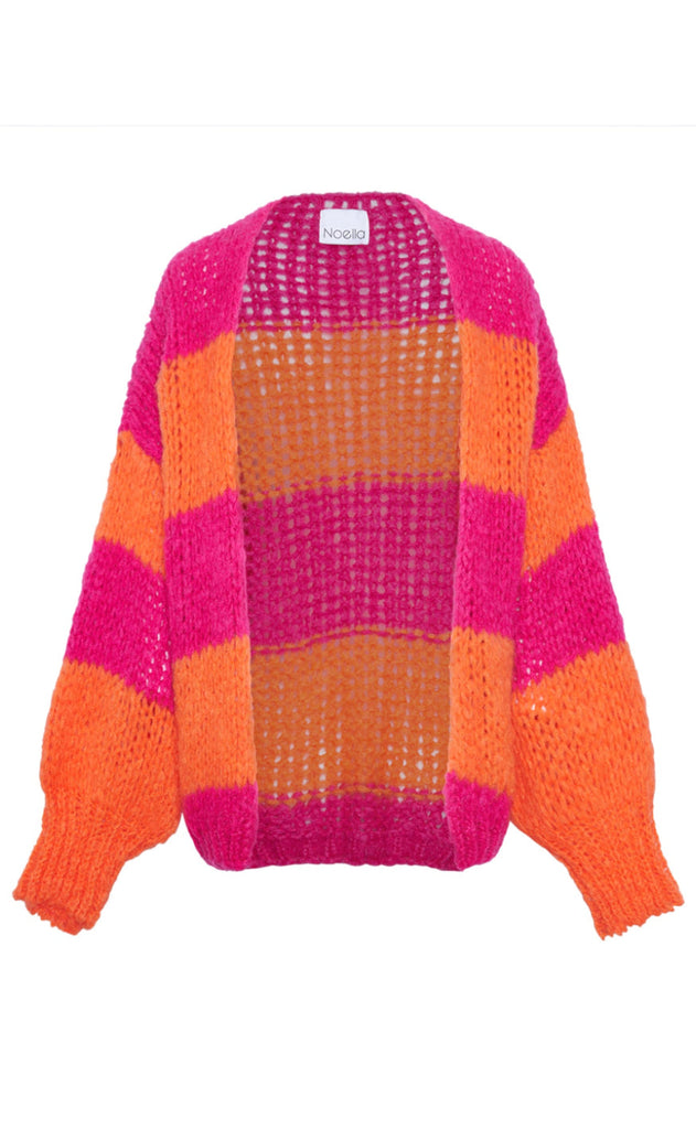 Noella Cardigan - Fora - Orabel Pink Stripe