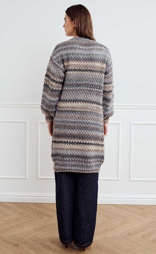 Noella Cardigan - Gio - Light Grey Mix