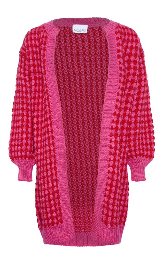 Noella Cardigan - Gio - Pink Red Mix