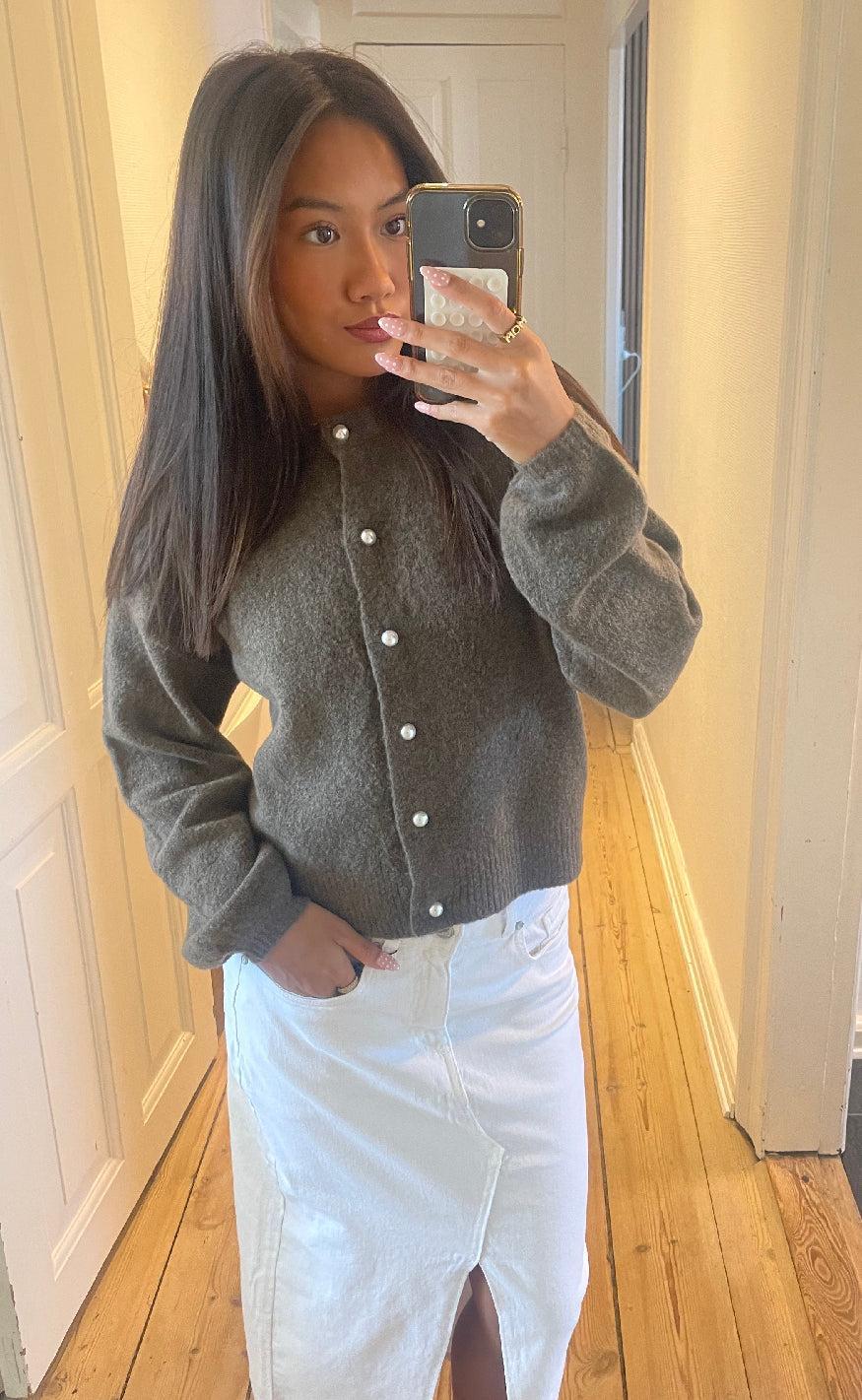 Noella Cardigan - Kae - Coffee