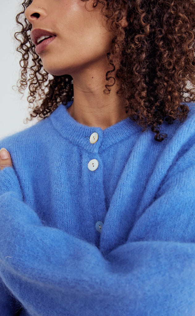 Noella Cardigan - Kae - Dove Blue