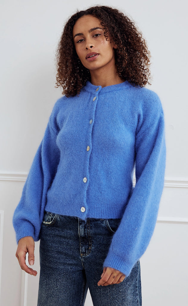 Noella Cardigan - Kae - Dove Blue