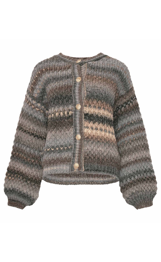 Noella Cardigan - Kae - Light Grey Mix
