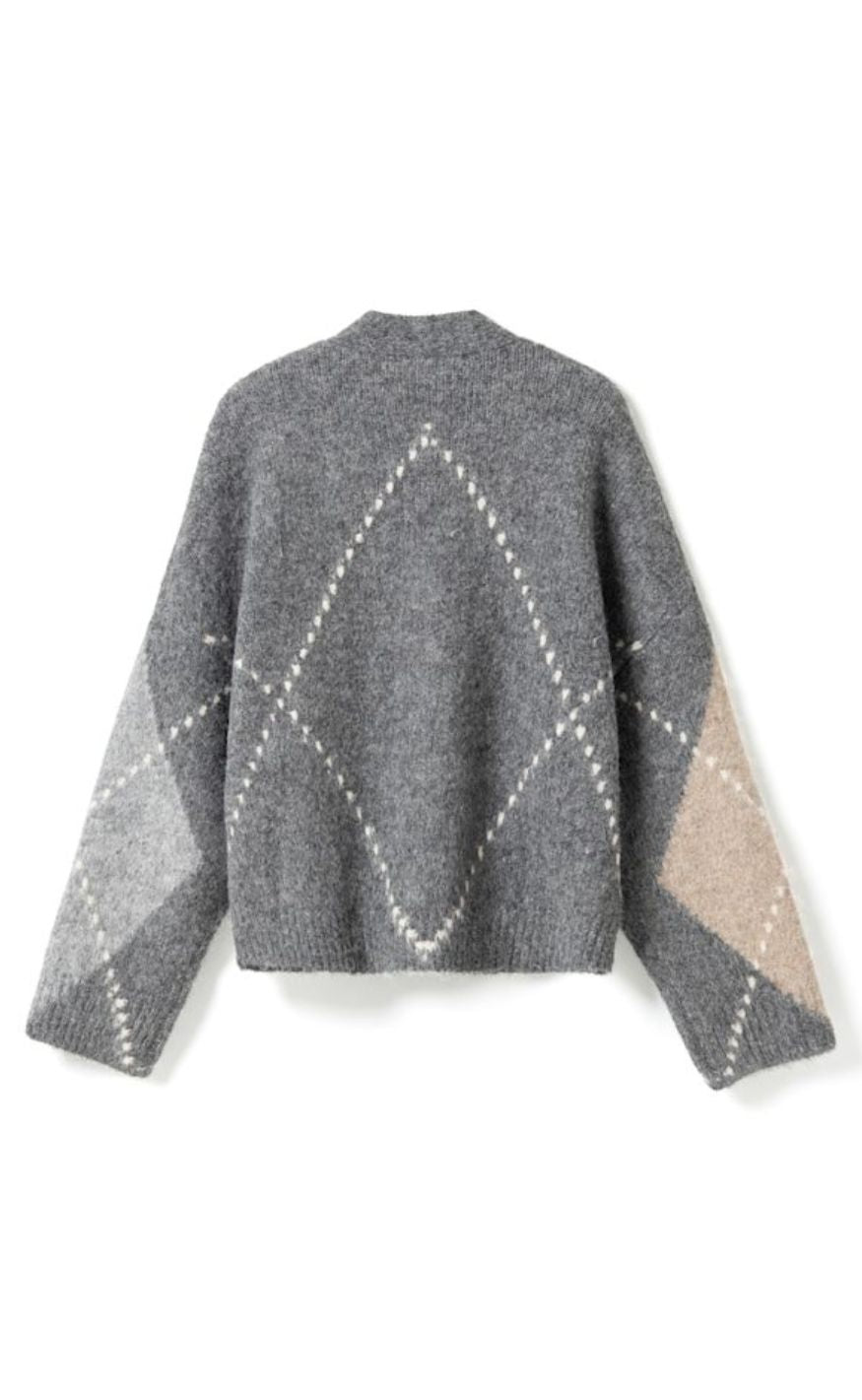 Noella Cardigan - Laiana - Grey Mix