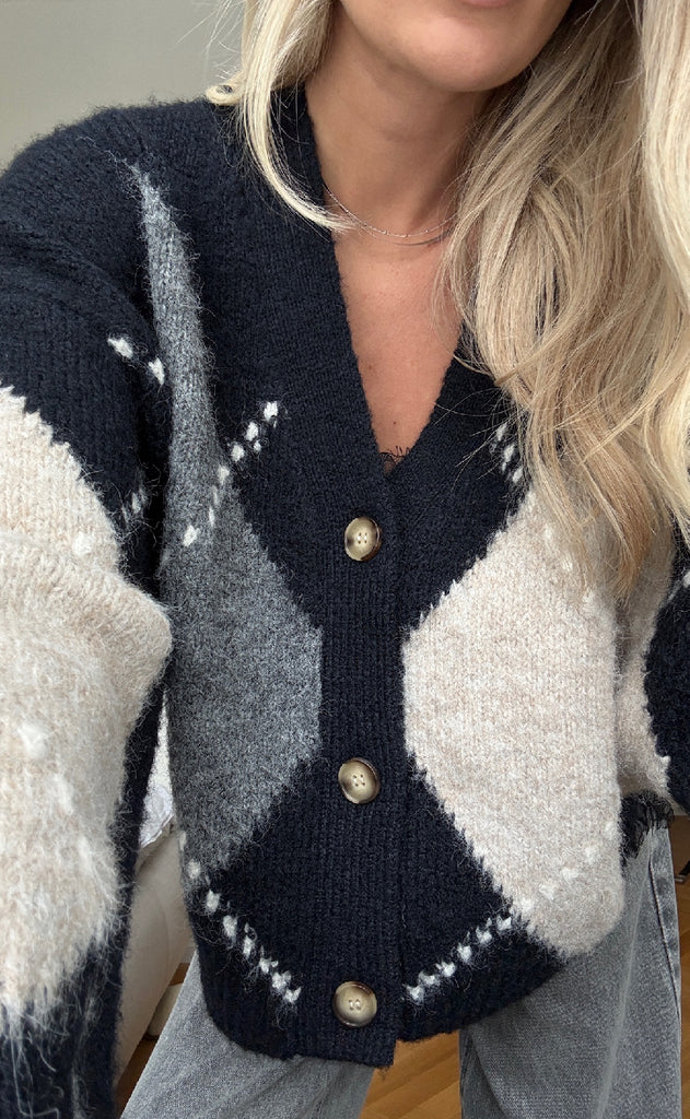 Noella Cardigan - Laiana - Navy Mix