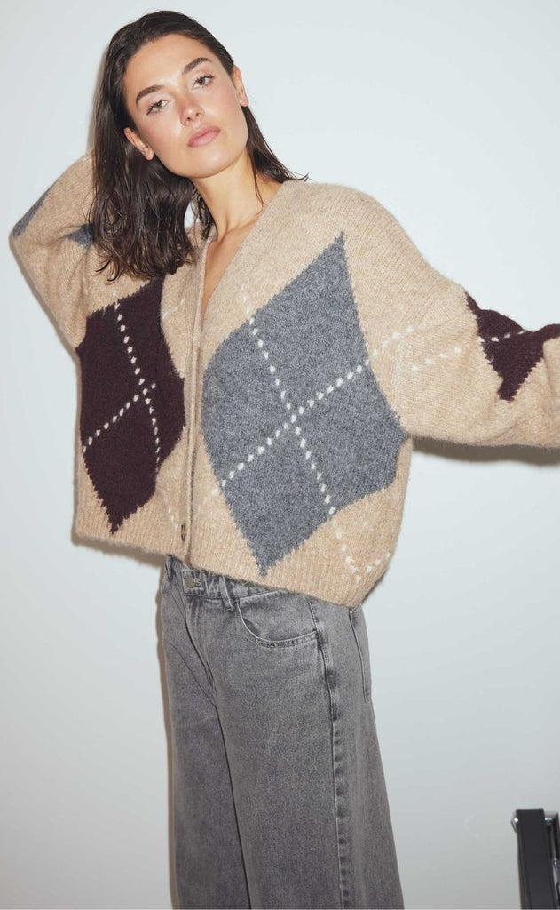 Noella Cardigan - Laiana - Sand Melange