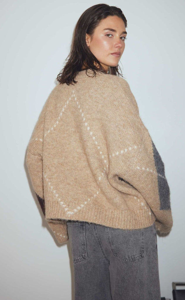 Noella Cardigan - Laiana - Sand Melange