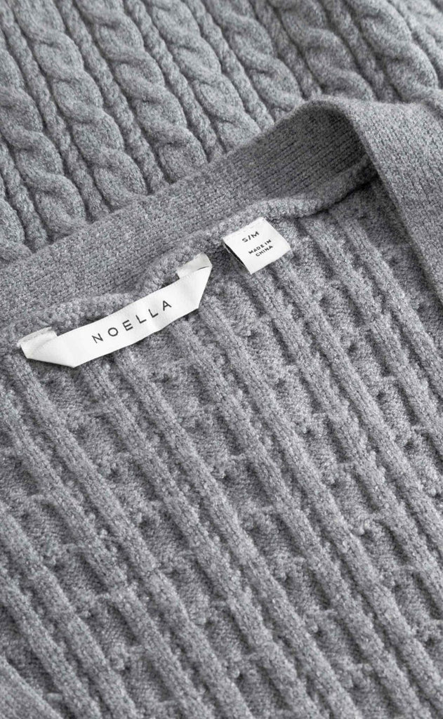 Noella Cardigan - Lenyx - Medium Grey Mel.