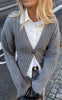 Noella Cardigan - Lenyx - Medium Grey Mel.