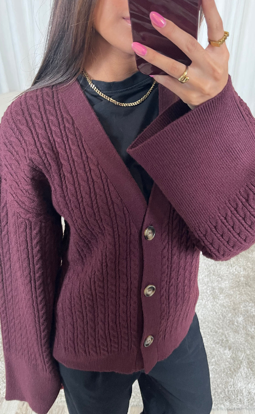 Noella Cardigan - Lenyx - Winetasting